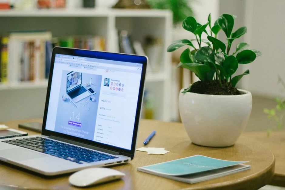 Person shopping online using a laptop and credit card, highlighting e-commerce convenience.